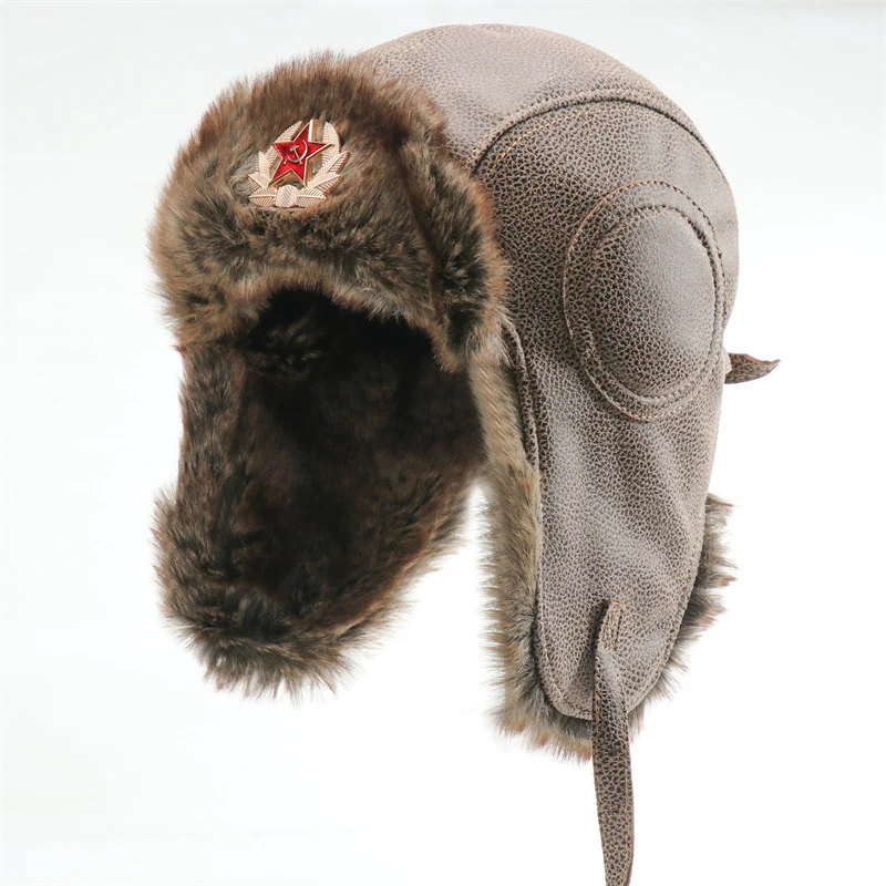 Waterproof Unisex Outdoor Soviet Badge Lei Feng Hat — image 8