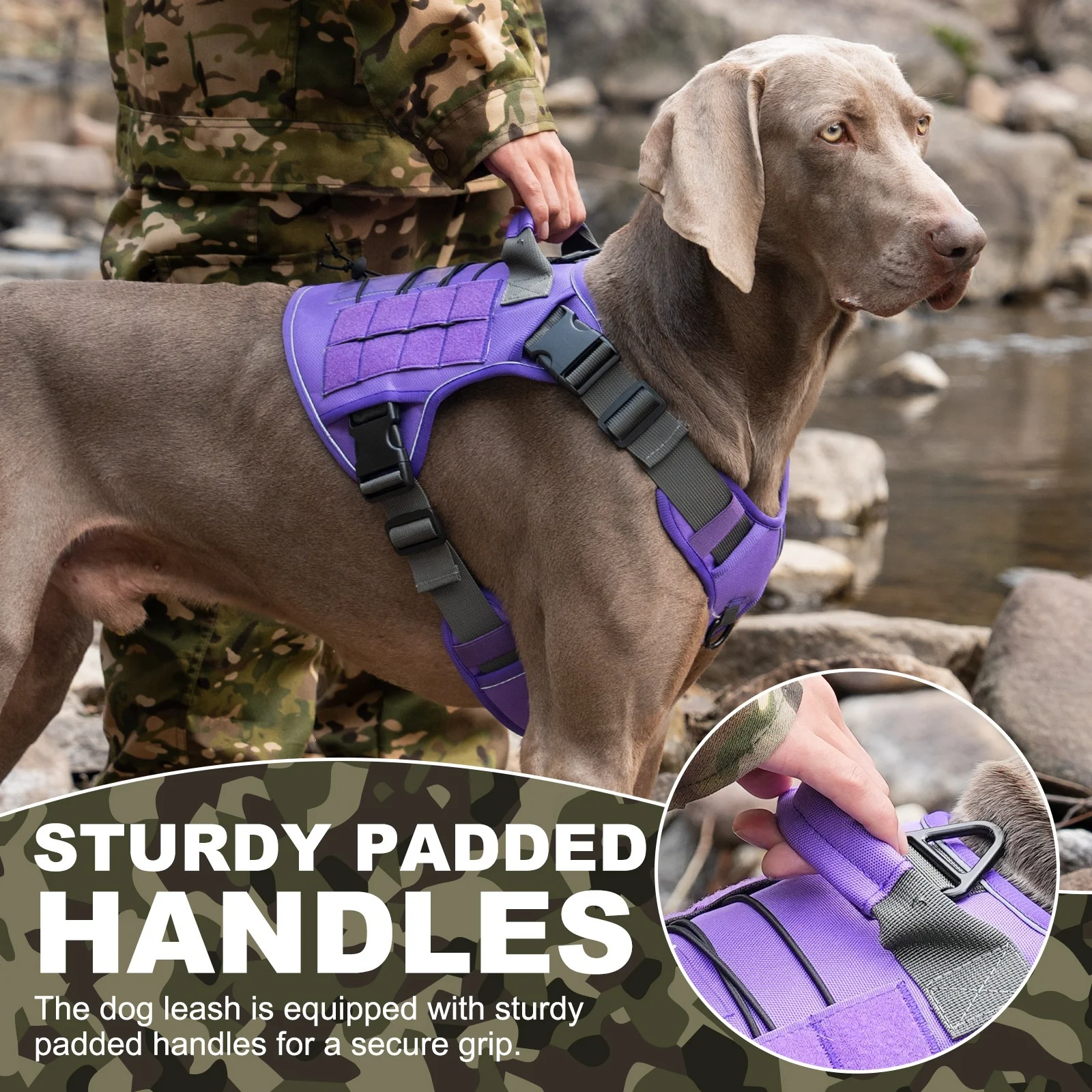 Wear-resistant, Explosion-proof Night-reflective Chest And Back Outdoor Walking Leash… — image 2