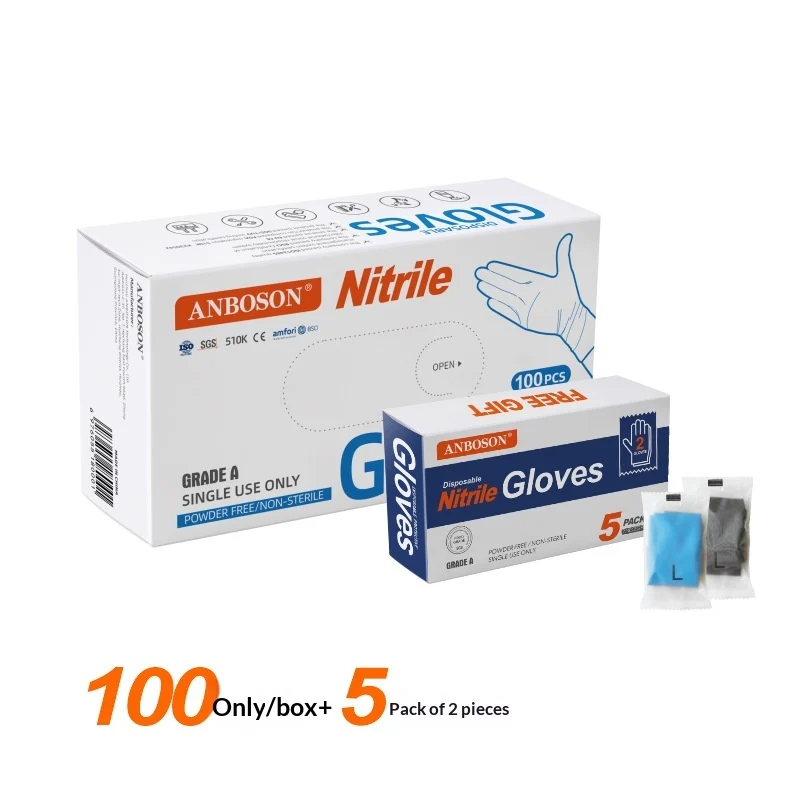 Wear-resistant Oil-proof Household Nitrile Gloves — image 2