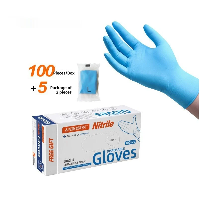 Wear-resistant Oil-proof Household Nitrile Gloves — image 3