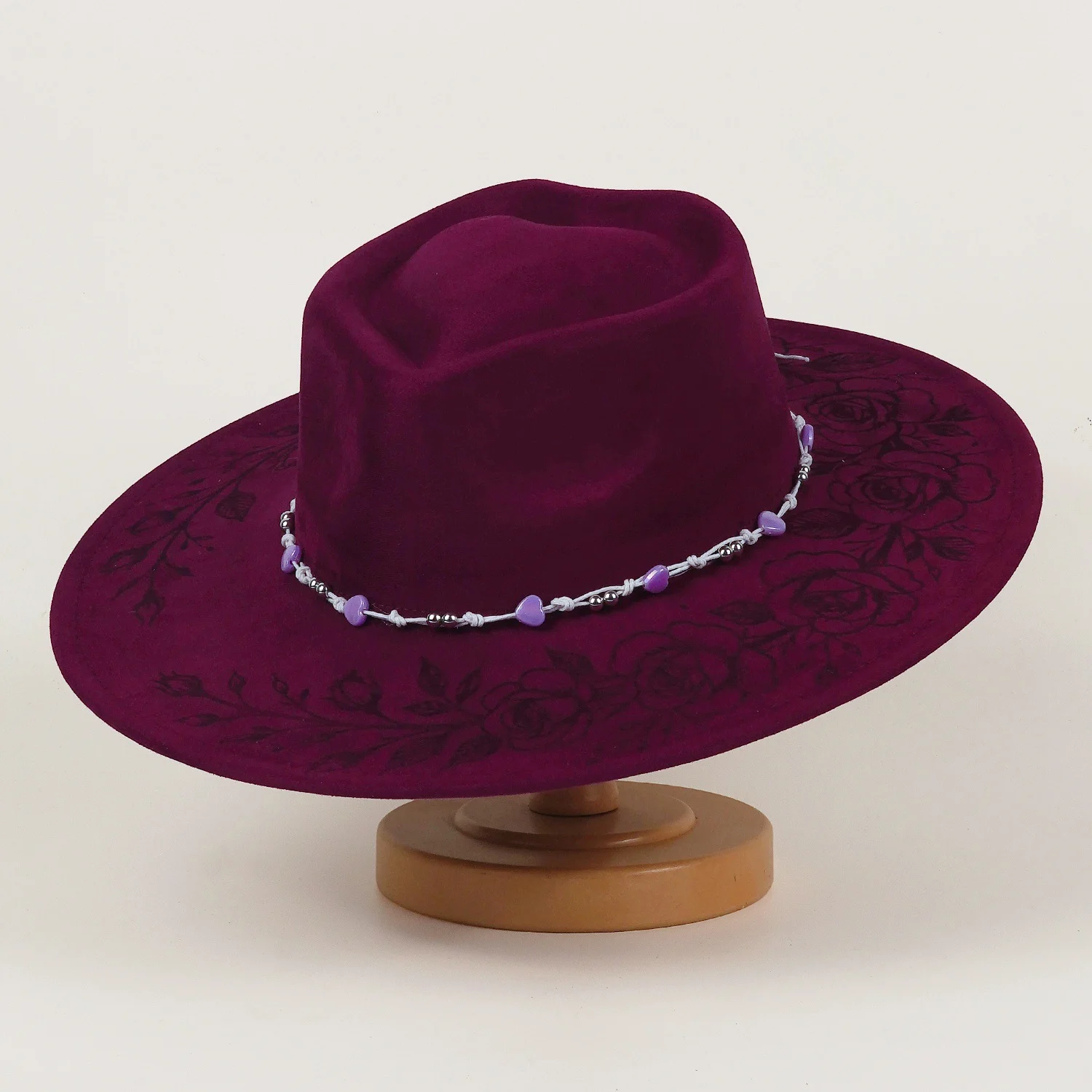Western Cowboy Hat Fashion Embossed Laser-engraved Top — image 2
