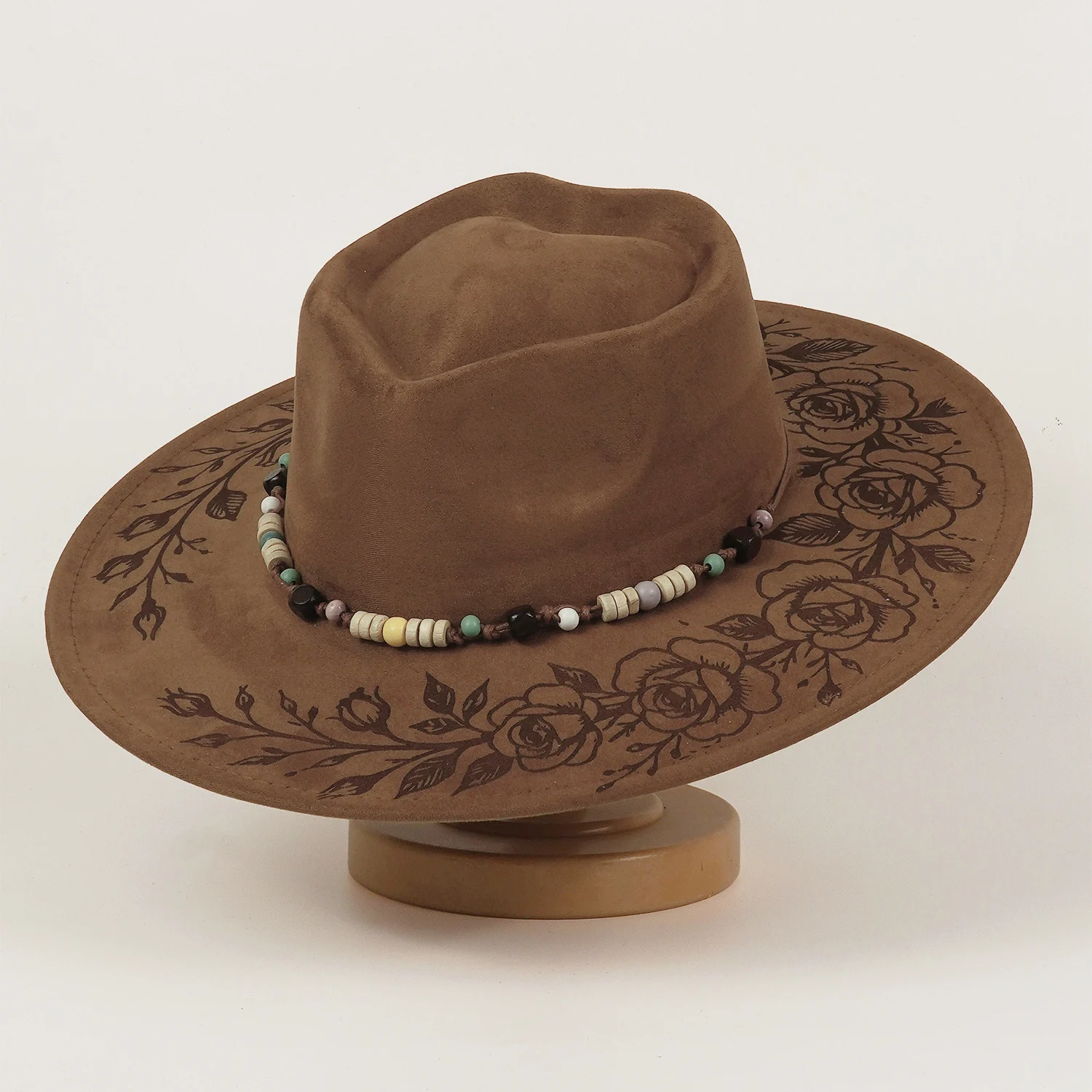 Western Cowboy Hat Fashion Embossed Laser-engraved Top — image 5