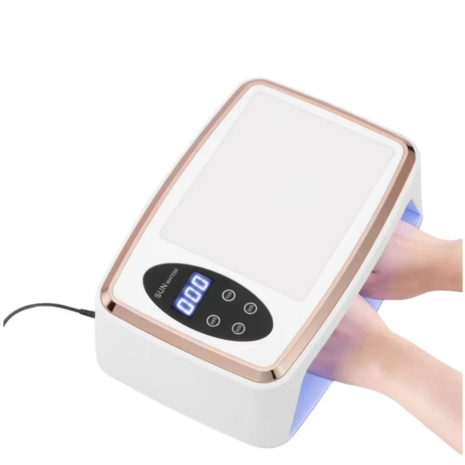 White UV LED Nail Dryer Professional Gel Curing Lamp For Home & Salon Use — image 3