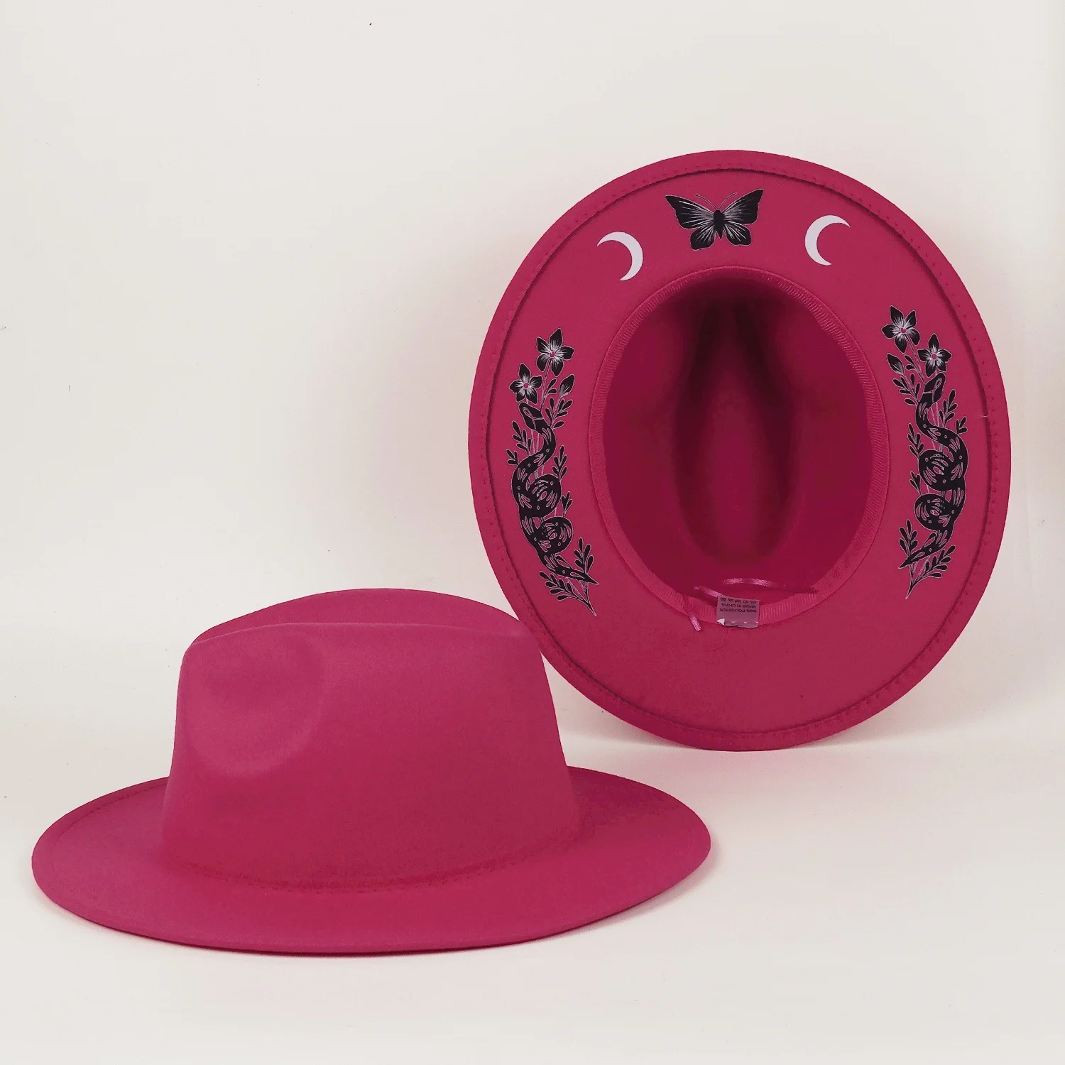 Wide-brimmed Formal Hat For Outdoor Travel High-crowned Top — variant image