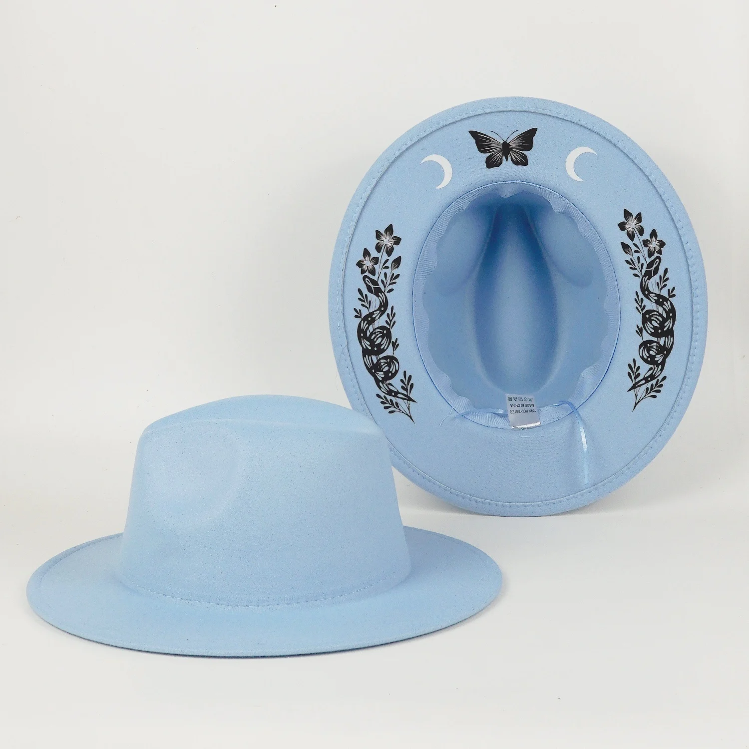 Wide-brimmed Formal Hat For Outdoor Travel High-crowned Top — image 3