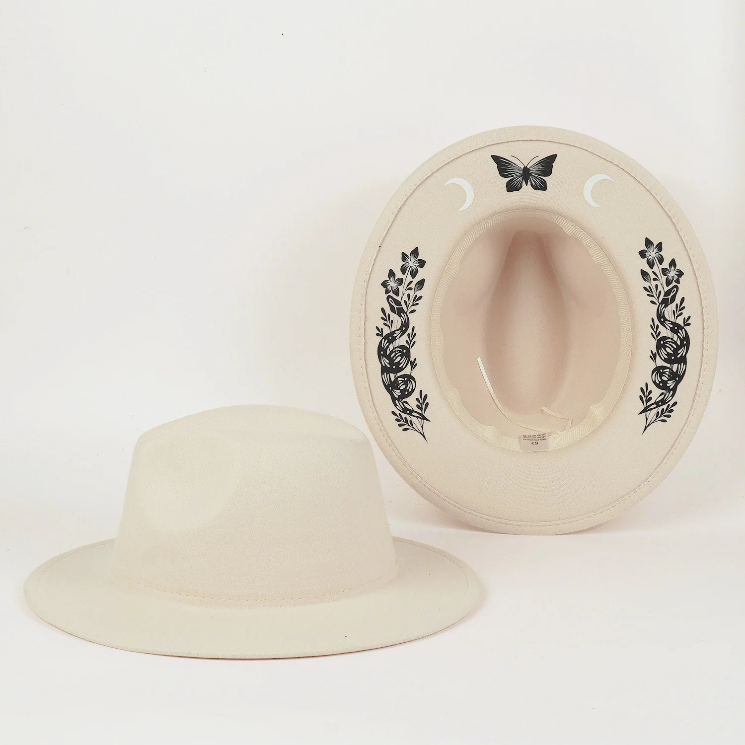 Wide-brimmed Formal Hat For Outdoor Travel High-crowned Top — image 1