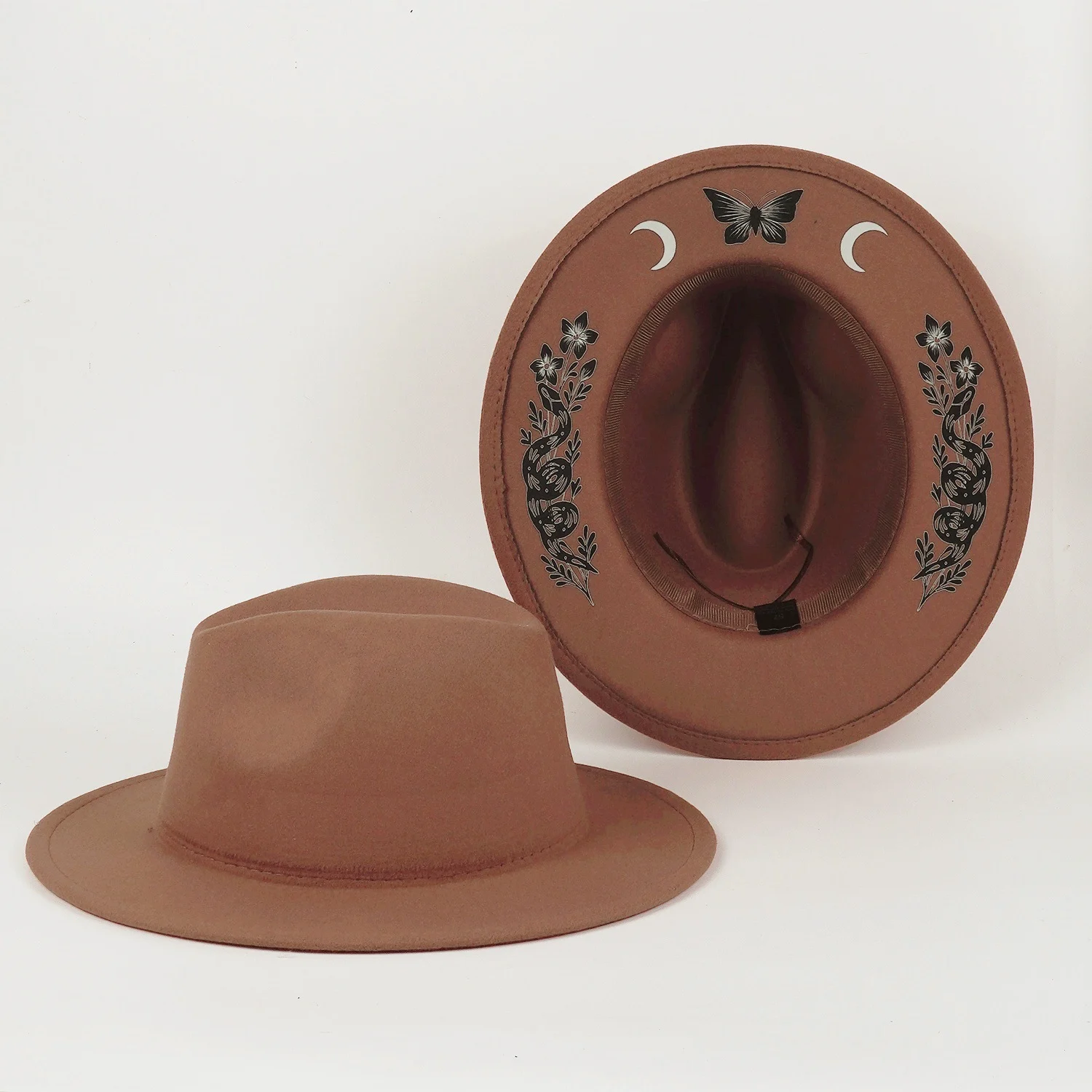 Wide-brimmed Formal Hat For Outdoor Travel High-crowned Top — image 7