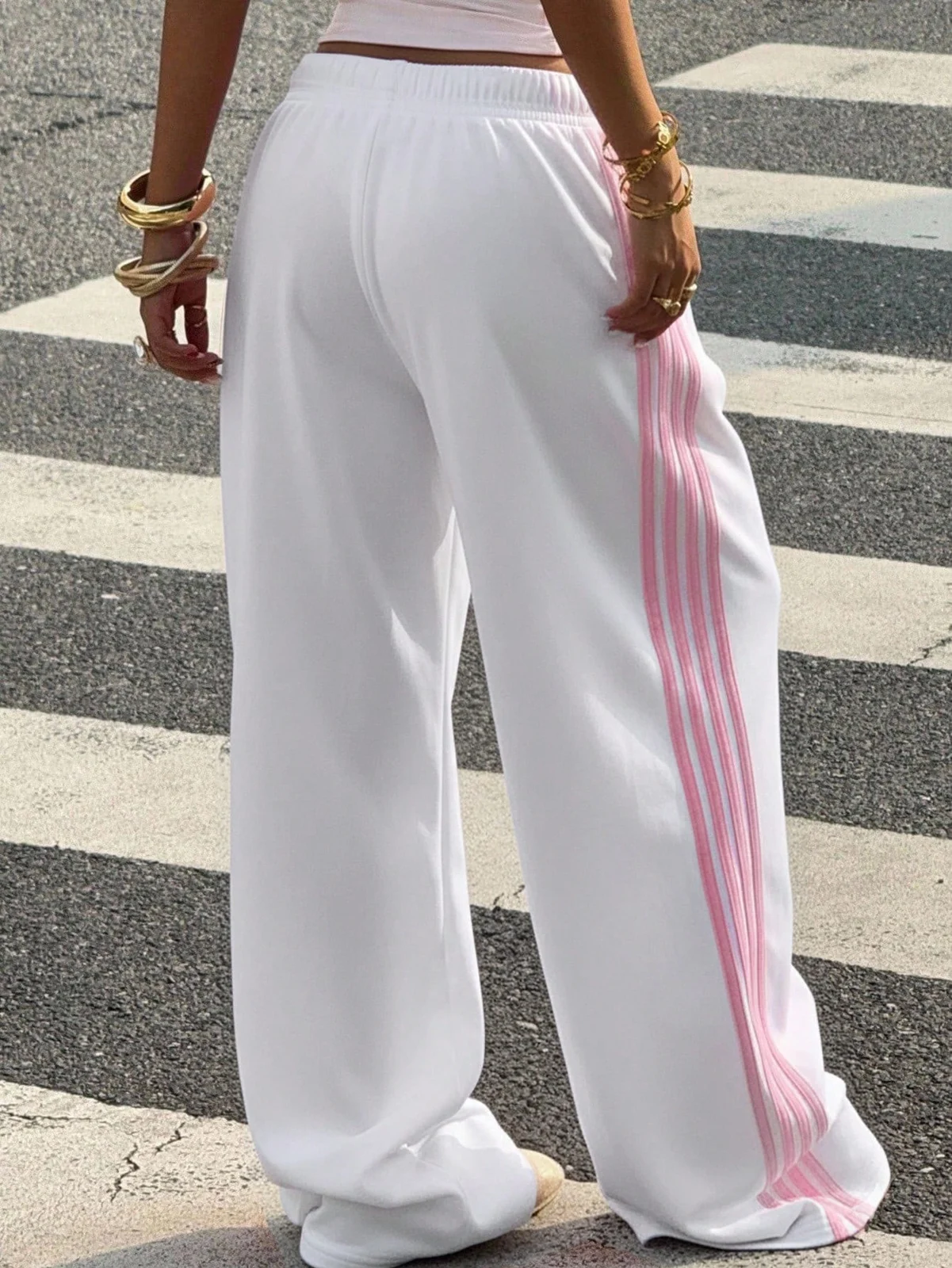 Wide-leg Fashionable Casual Sportswear Pants For Women — image 7