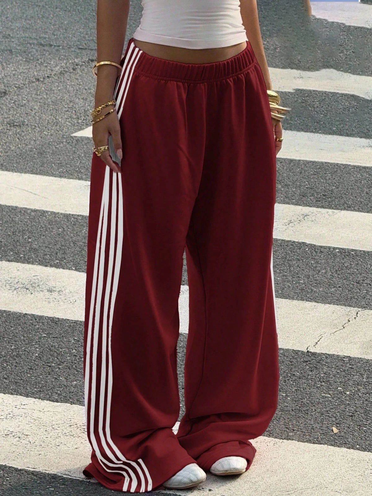 Wide-leg Fashionable Casual Sportswear Pants For Women — image 6