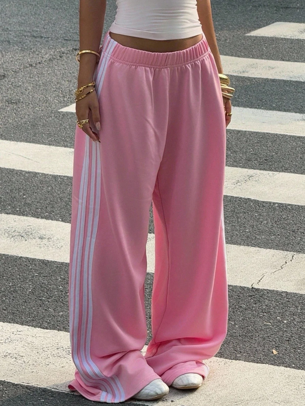 Wide-leg Fashionable Casual Sportswear Pants For Women — image 11