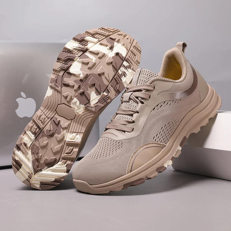 Wide-toe Outdoor Lightweight Breathable Mesh Cushioned Hiking Shoes — image 8