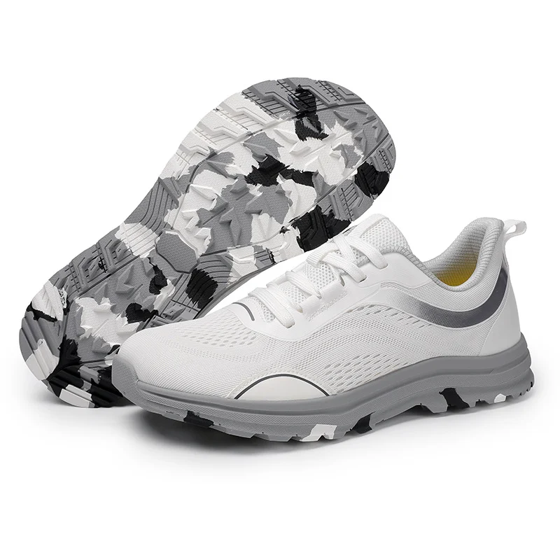 Wide-toe Outdoor Lightweight Breathable Mesh Cushioned Hiking Shoes — image 3