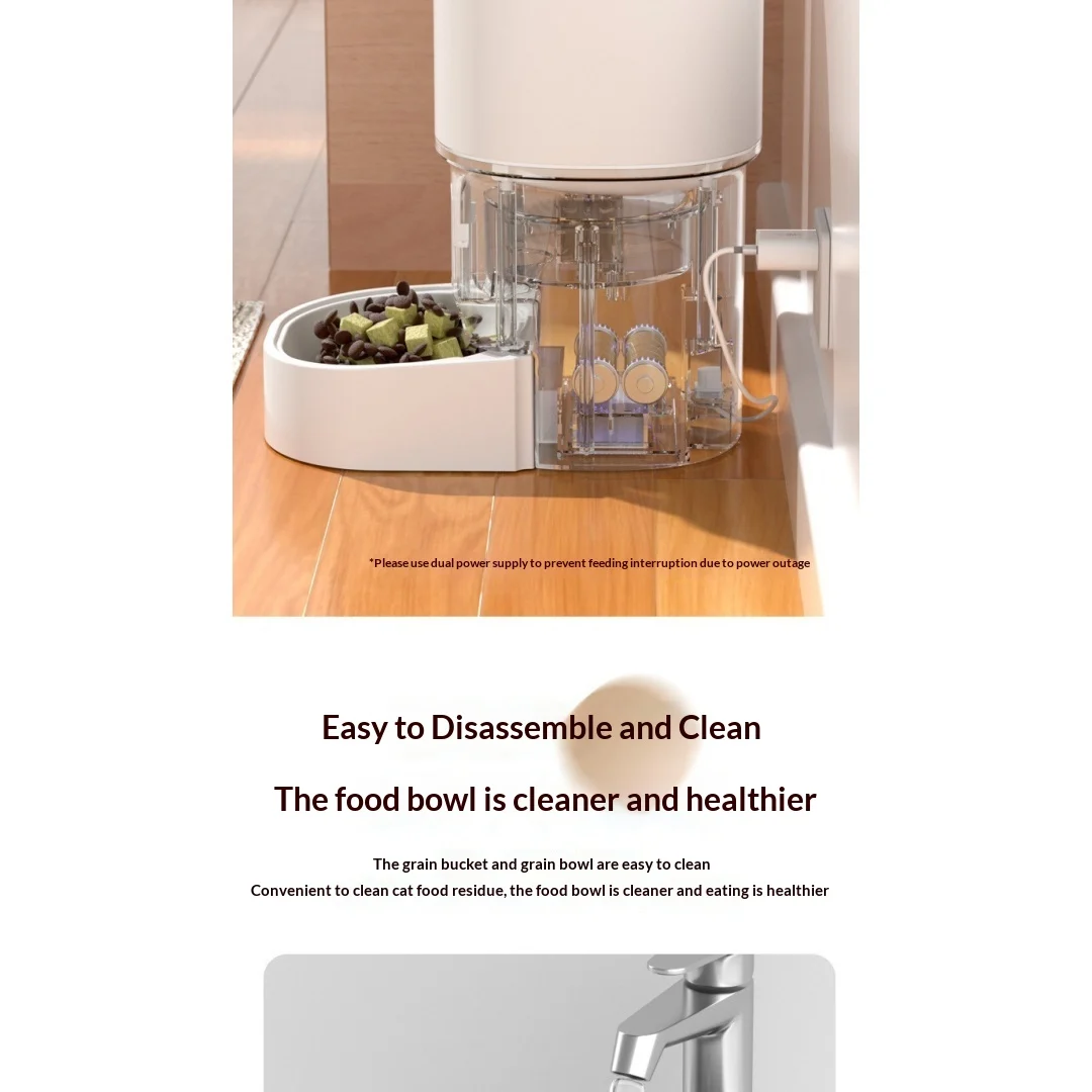 Wifi Smart Pet Feeder With App Control & Scheduled Feeding — image 5