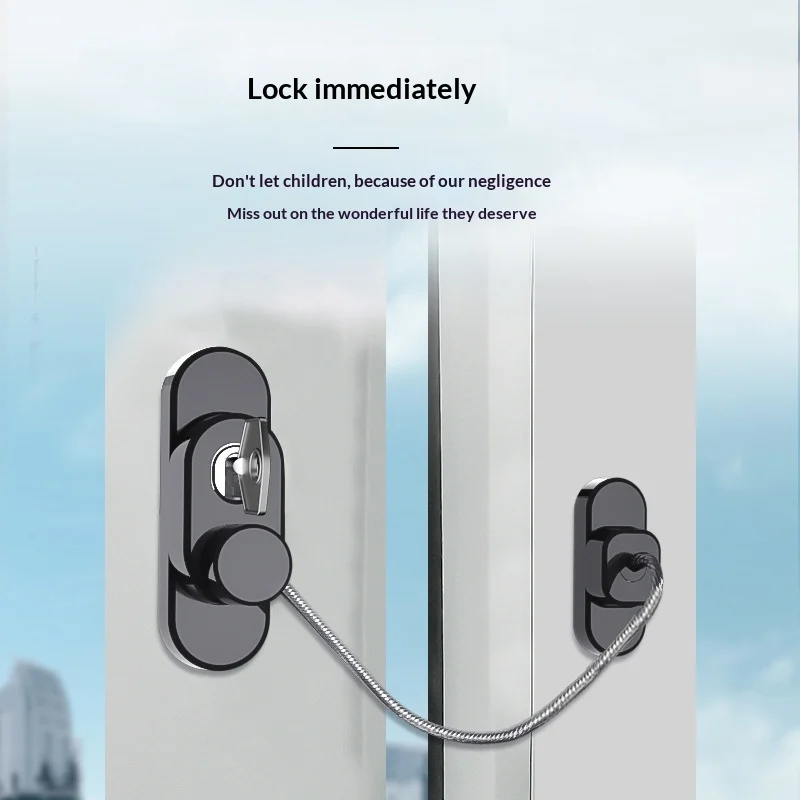 Window Safety Lock Drill-free Latch — image 3