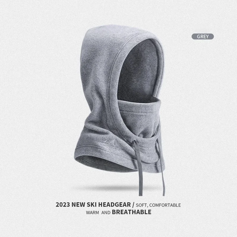 Windproof And Cold-proof Outdoor Cycling Fleece-lined Warm Face Mask — image 2