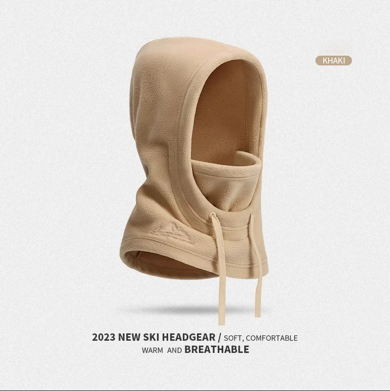Windproof And Cold-proof Outdoor Cycling Fleece-lined Warm Face Mask — image 4