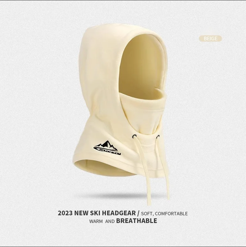 Windproof And Cold-proof Outdoor Cycling Fleece-lined Warm Face Mask — image 6