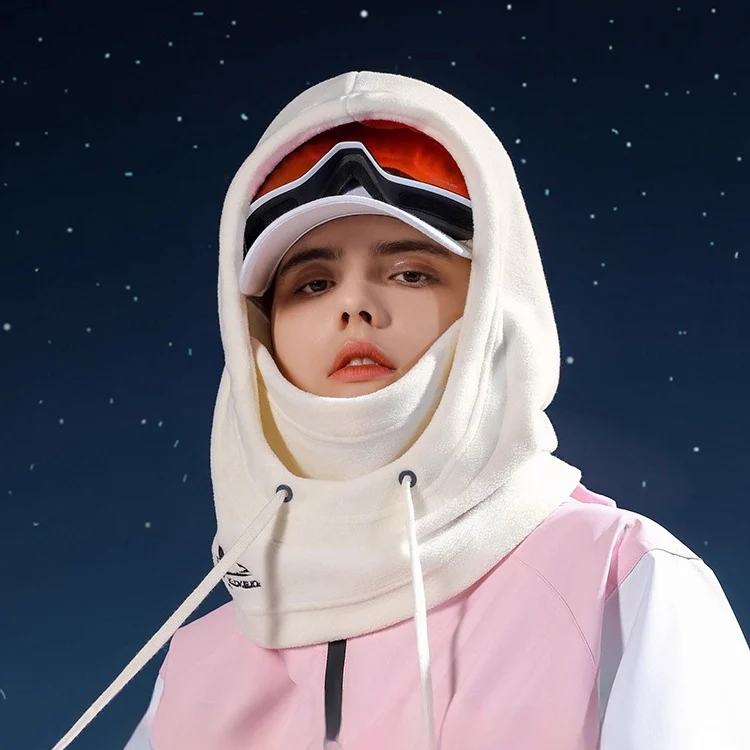 Windproof And Cold-proof Outdoor Cycling Fleece-lined Warm Face Mask — image 3