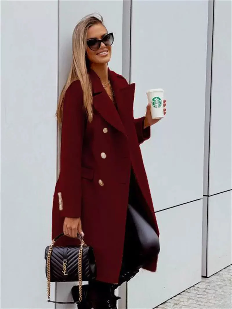 Winter Fashion Women Jacket Ladies Cloth Coat — image 3