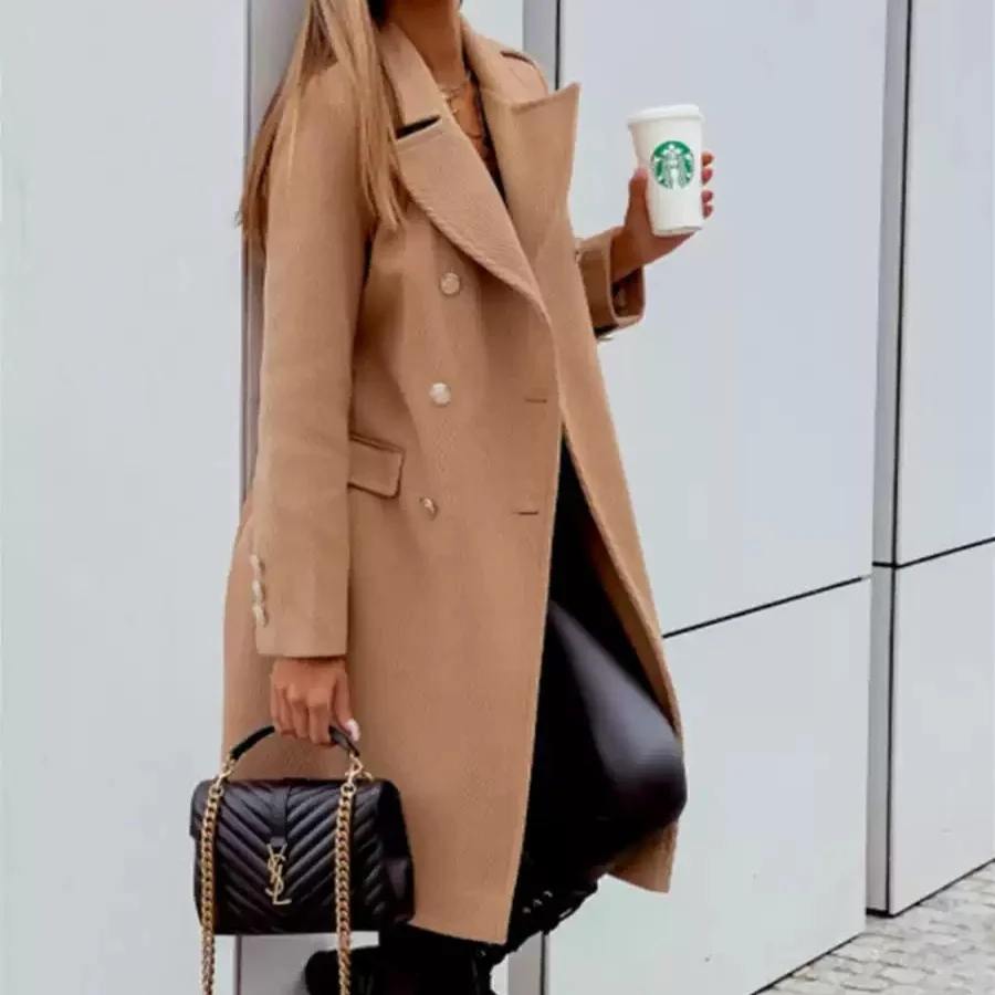 Winter Fashion Women Jacket Ladies Cloth Coat — image 4