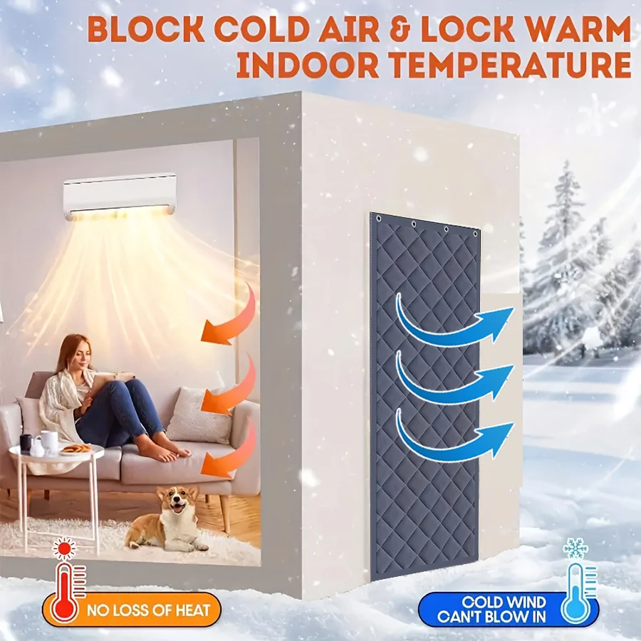 Winter Magnetic Quilted Door Curtain, Hook-style For Easy Installation, Windproof And… — image 7