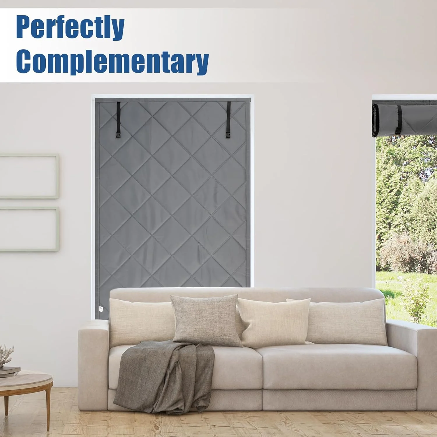 Winter Magnetic Thermal Insulated Door Curtain, Thick Warm Cotton Windproof Privacy… — image 7