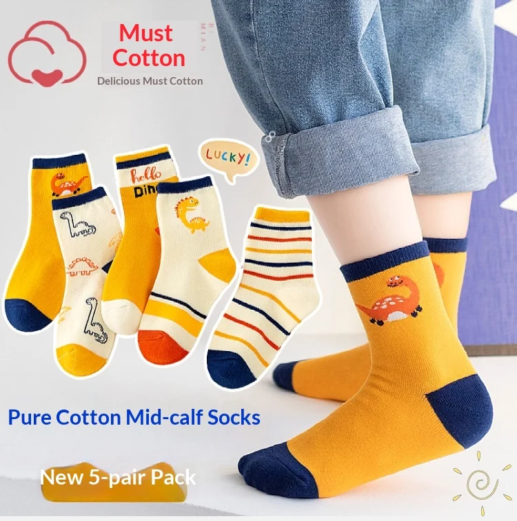 Winter Warm Boys And Girls Middle-aged Baby Socks — image 4