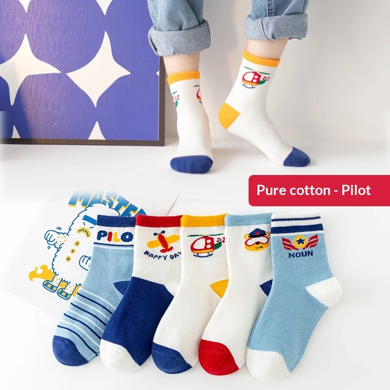 Winter Warm Boys And Girls Middle-aged Baby Socks — image 7