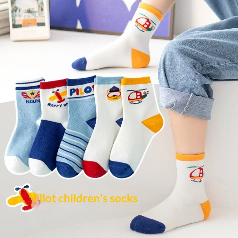 Winter Warm Boys And Girls Middle-aged Baby Socks — image 5