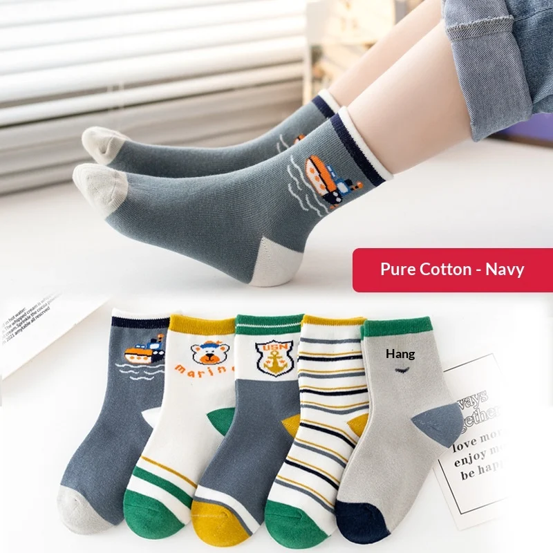 Winter Warm Boys And Girls Middle-aged Baby Socks — image 9