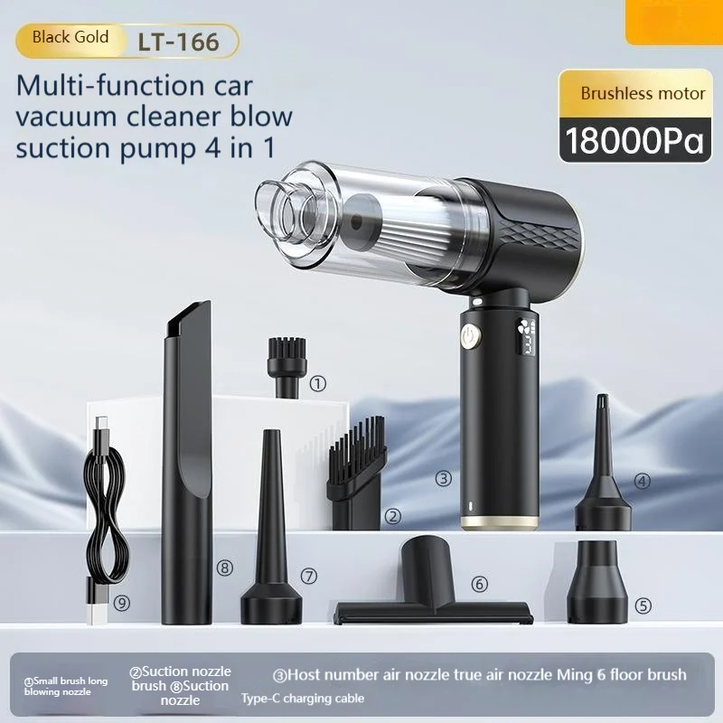 Wireless Car Vacuum With Battery-level Display And Brushless Motor — image 7