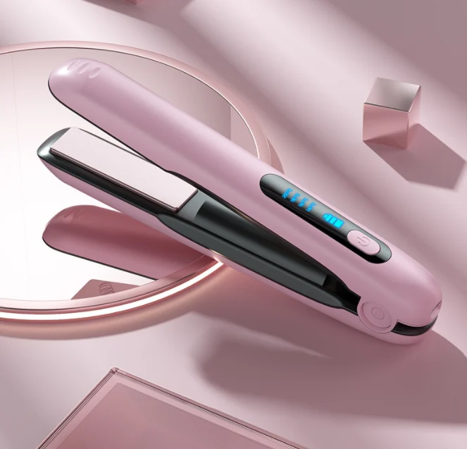 Wireless Hair Straightener Flat Iron Mini 2 IN 1 Roller USB 5000mah Max 200 Degree… — image 9