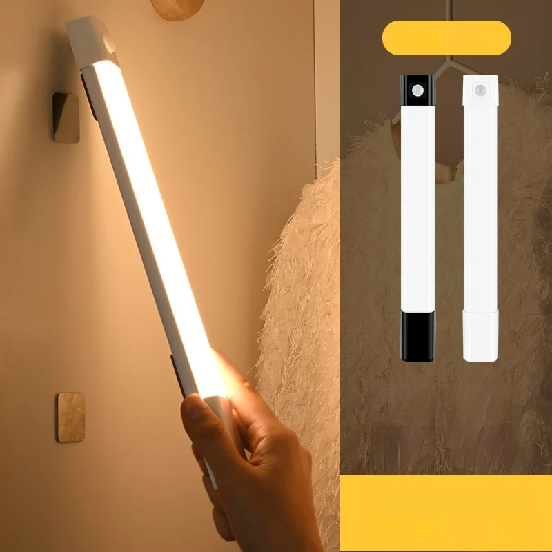 Wireless Magnetic Self-adhesive Strip Light For Cabinets Rechargeable Wardrobe — image 4