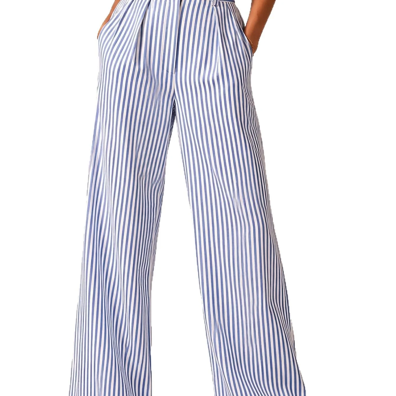 Women's Clothing Independent Station Casual Fashion Striped All-match Wide Leg Loose… — image 4