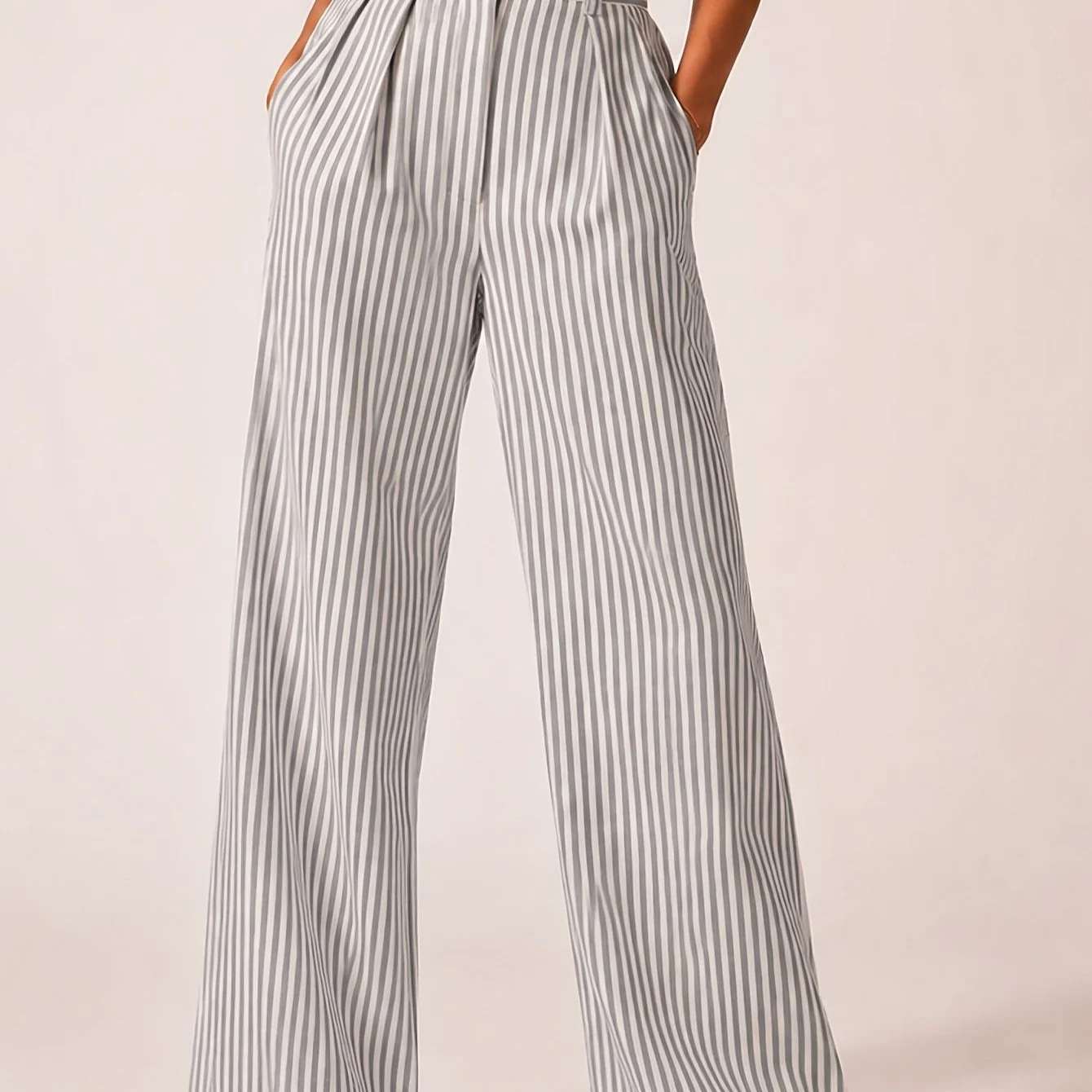 Women's Clothing Independent Station Casual Fashion Striped All-match Wide Leg Loose… — image 8