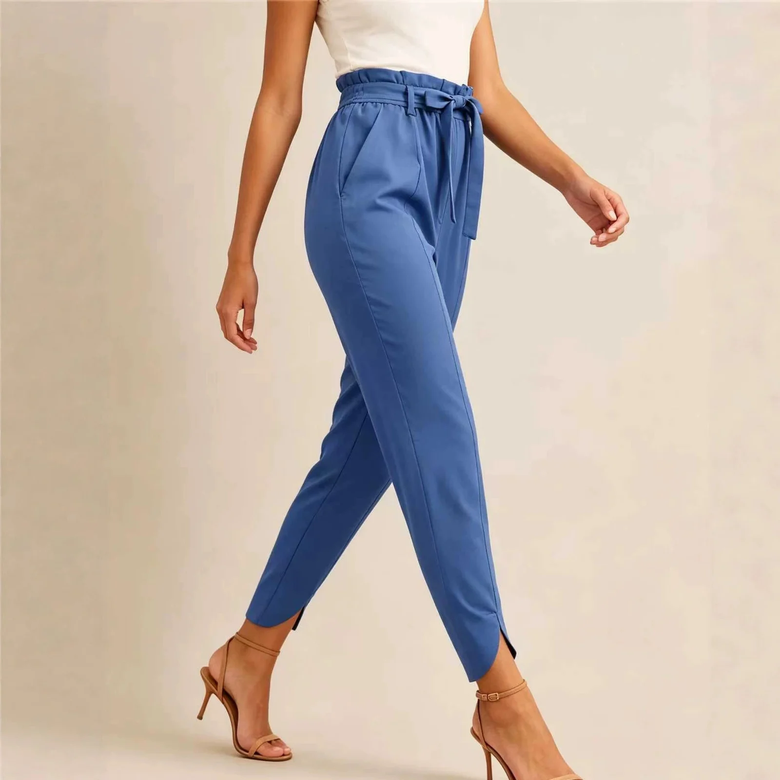 Women's Clothing Independent Station Fashion High Waist Solid Color All-match Elegant… — image 5