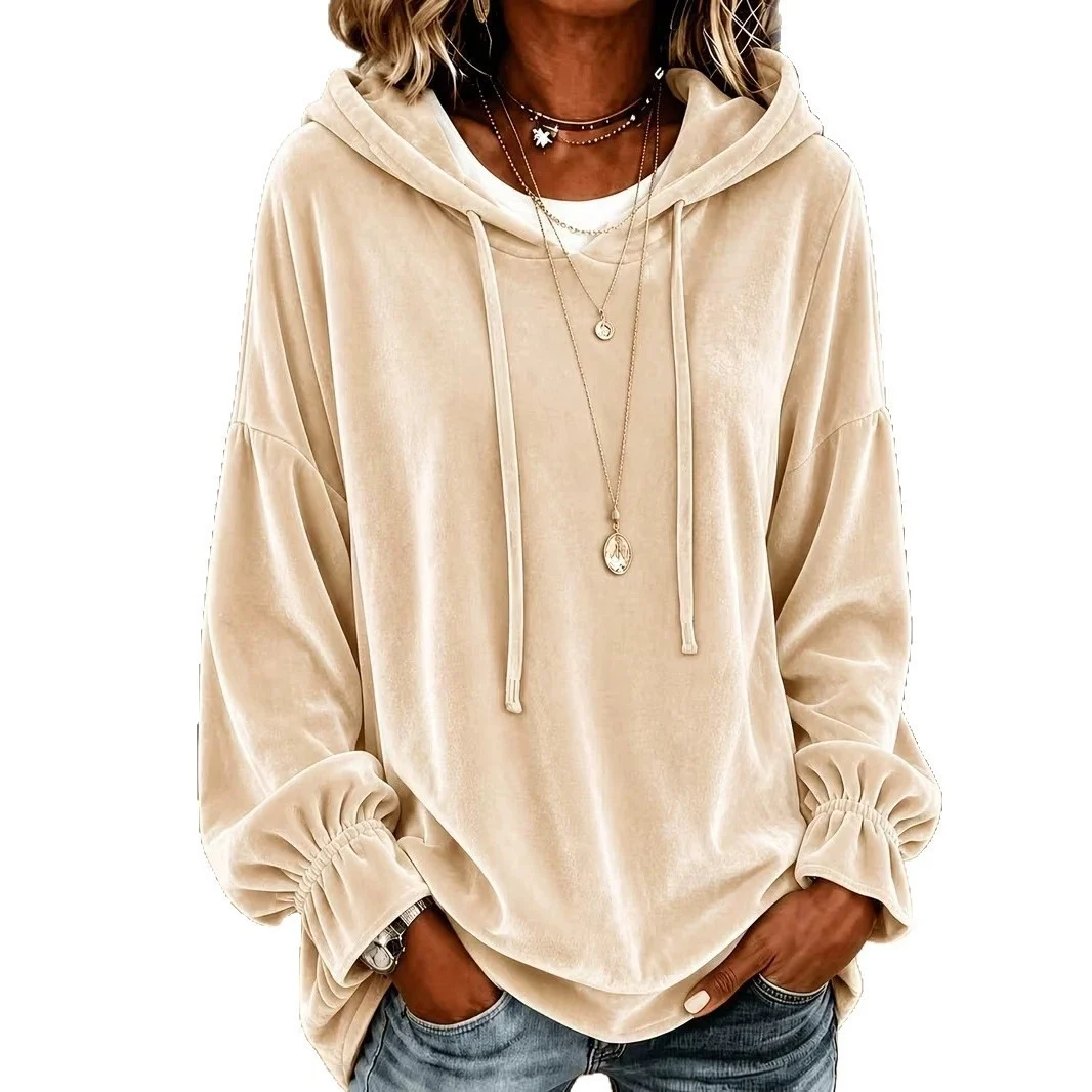 Women's Clothing Independent Station Hooded Sweater For Autumn And Winter Loose… — image 4