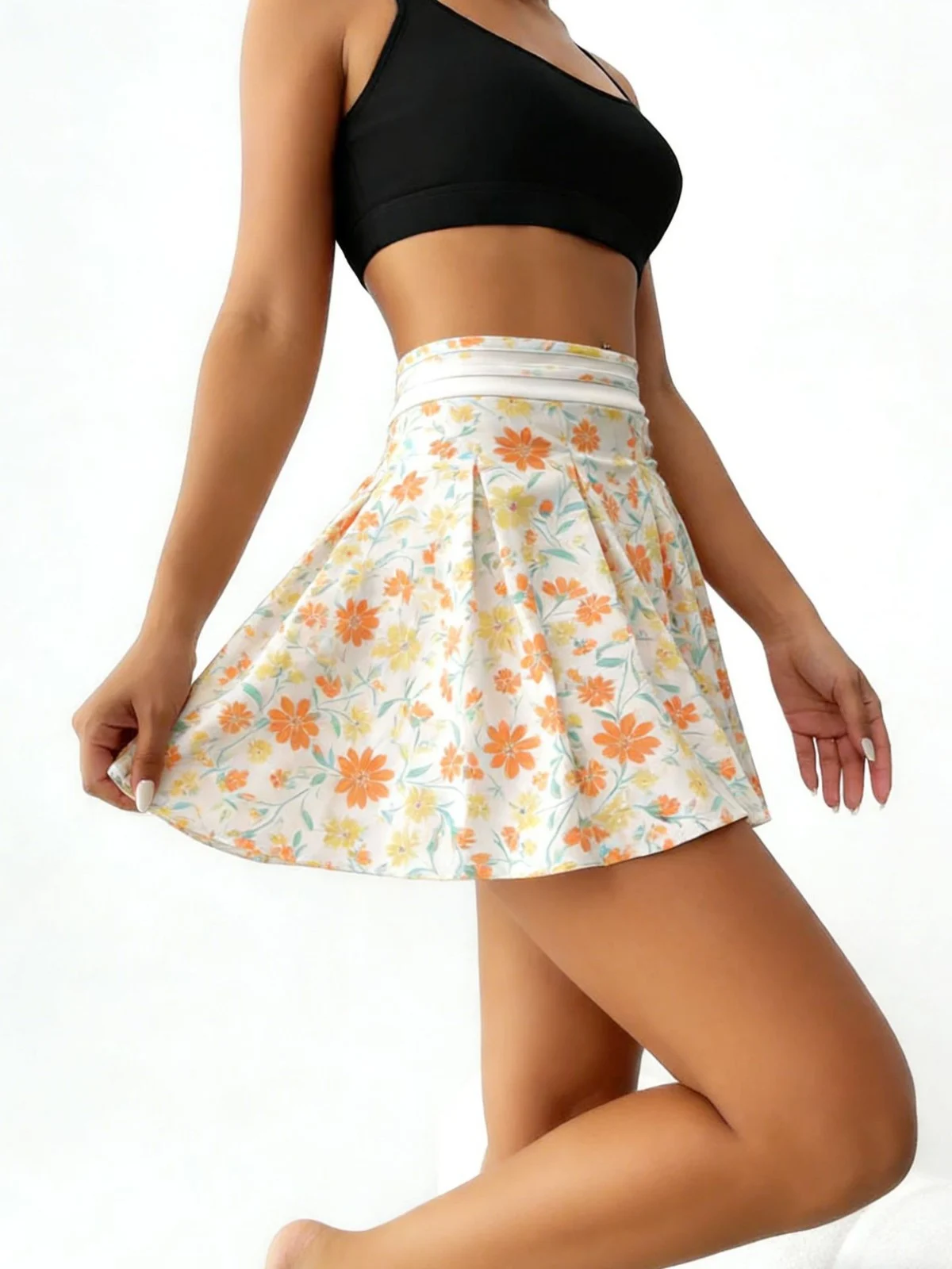 Women's Hot-selling New Summer Short Skirts, Printed Half Anti-exposure Skirt Pants,… — image 3