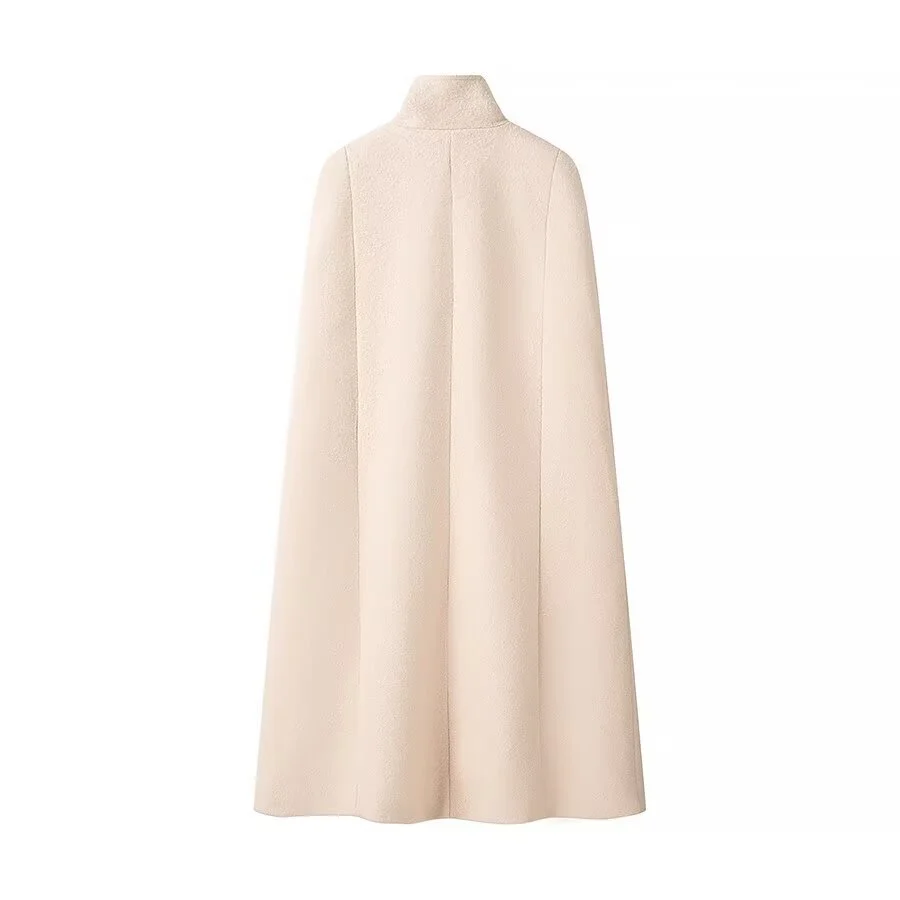 Women's Long Wool Coat Outerwear — image 3