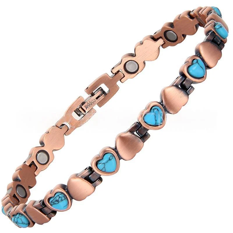 Women's Magnetic Red Copper Bracelet — image 6