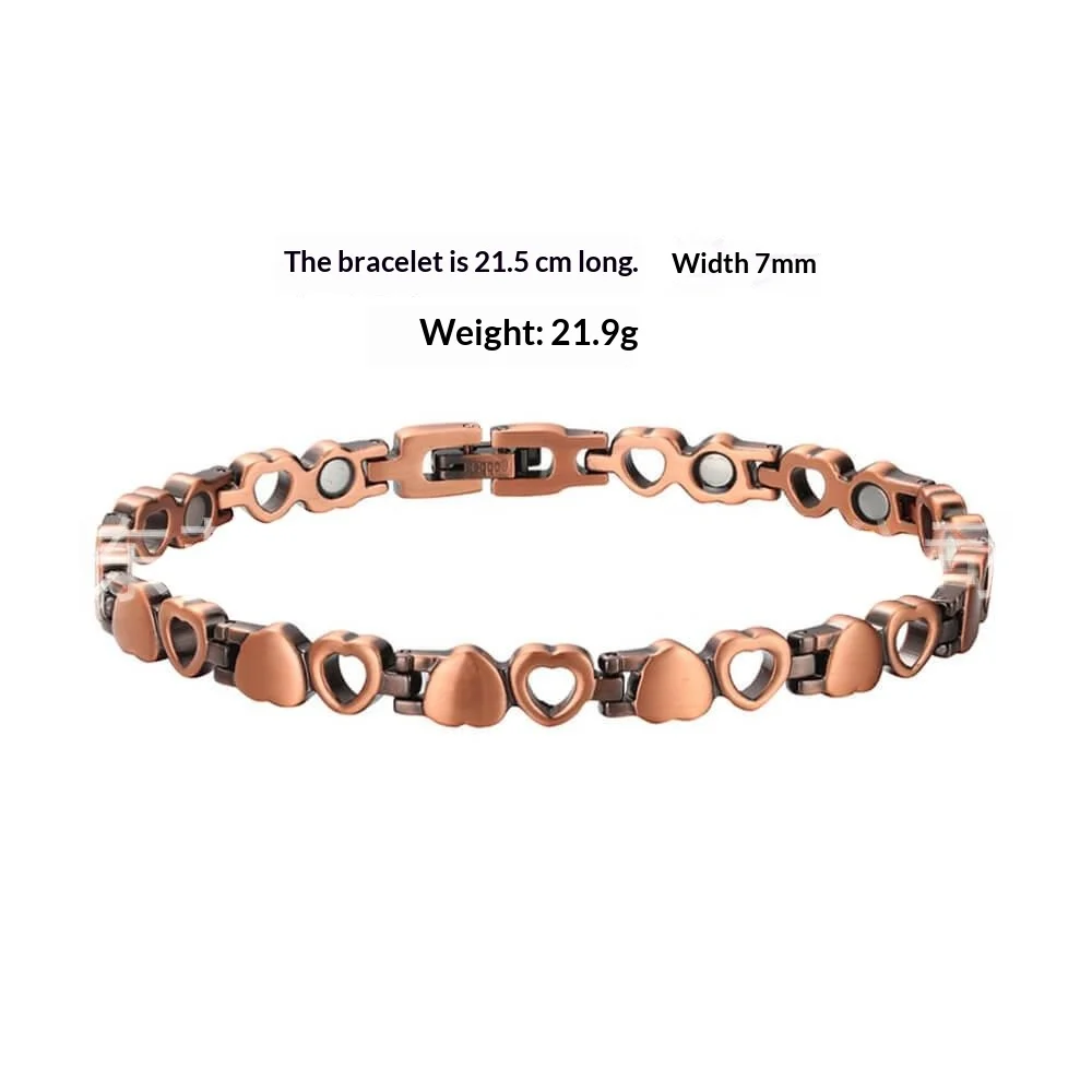 Women's Magnetic Red Copper Bracelet — image 2