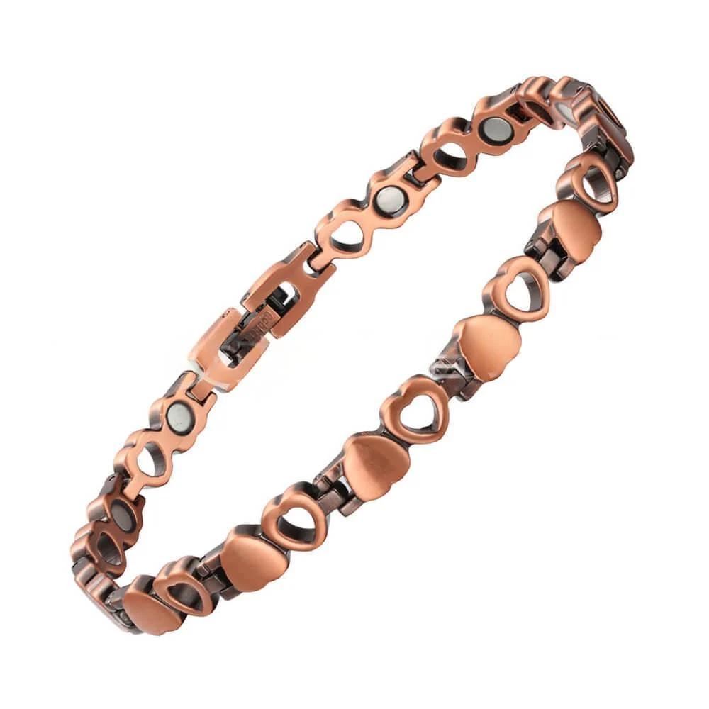 Women's Magnetic Red Copper Bracelet — image 4
