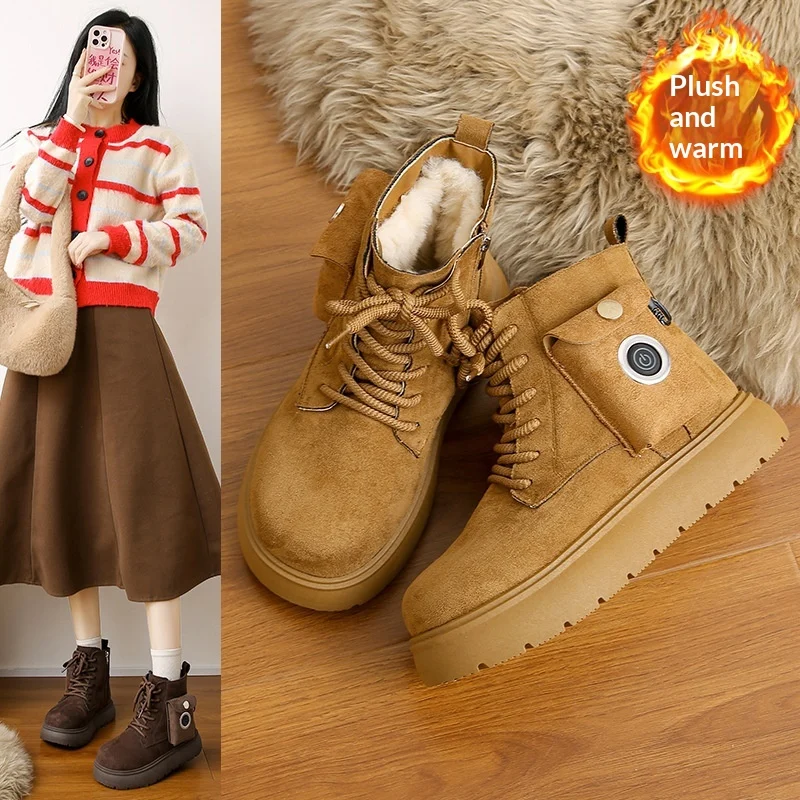 Women's Rechargeable Heated Shoes - Warm Electric Thermal Footwear For Winter Outdoor… — image 2
