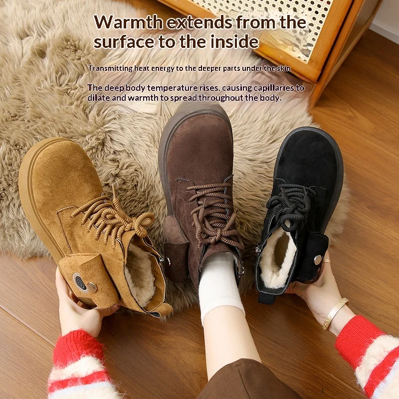 Women's Rechargeable Heated Shoes - Warm Electric Thermal Footwear For Winter Outdoor… — image 6