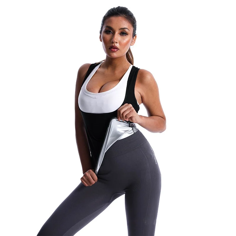 Women's Sports Fitness Sweat Vest Sauna Wear Abdominal Body Shaping Clothes Waist… — image 3
