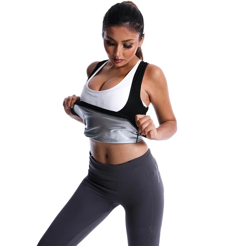 Women's Sports Fitness Sweat Vest Sauna Wear Abdominal Body Shaping Clothes Waist… — image 6
