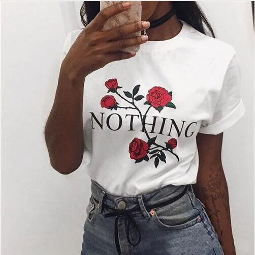 Women Summer Casual Blouse Shirt Loose T-shirts Tops — image 2