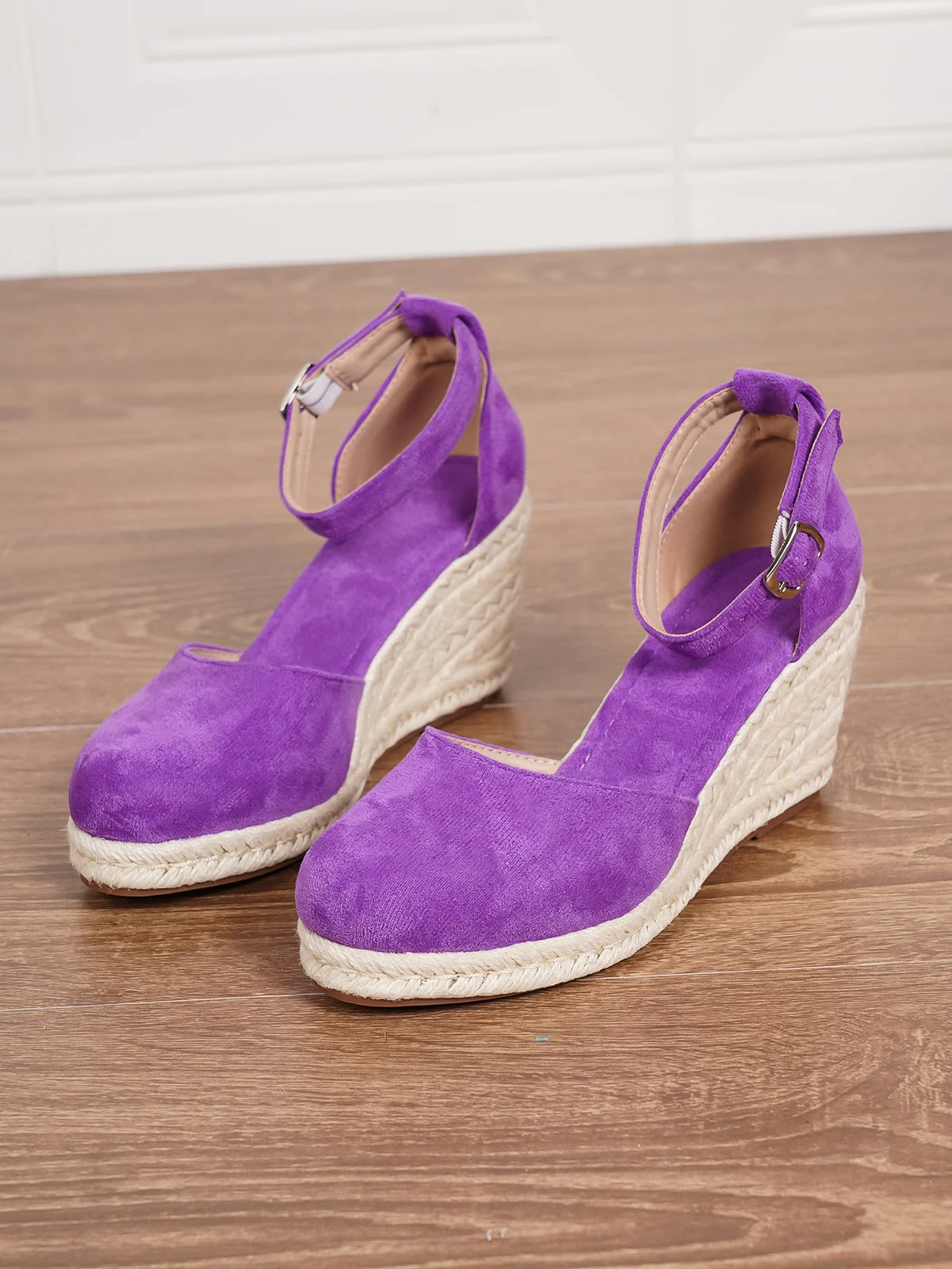 Womens Canvas Shoes Wedge Sandals Summer Vacation — image 11