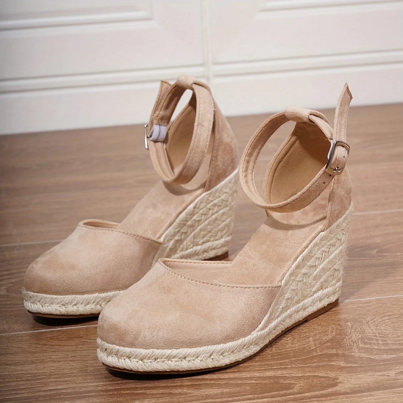 Womens Canvas Shoes Wedge Sandals Summer Vacation — image 4