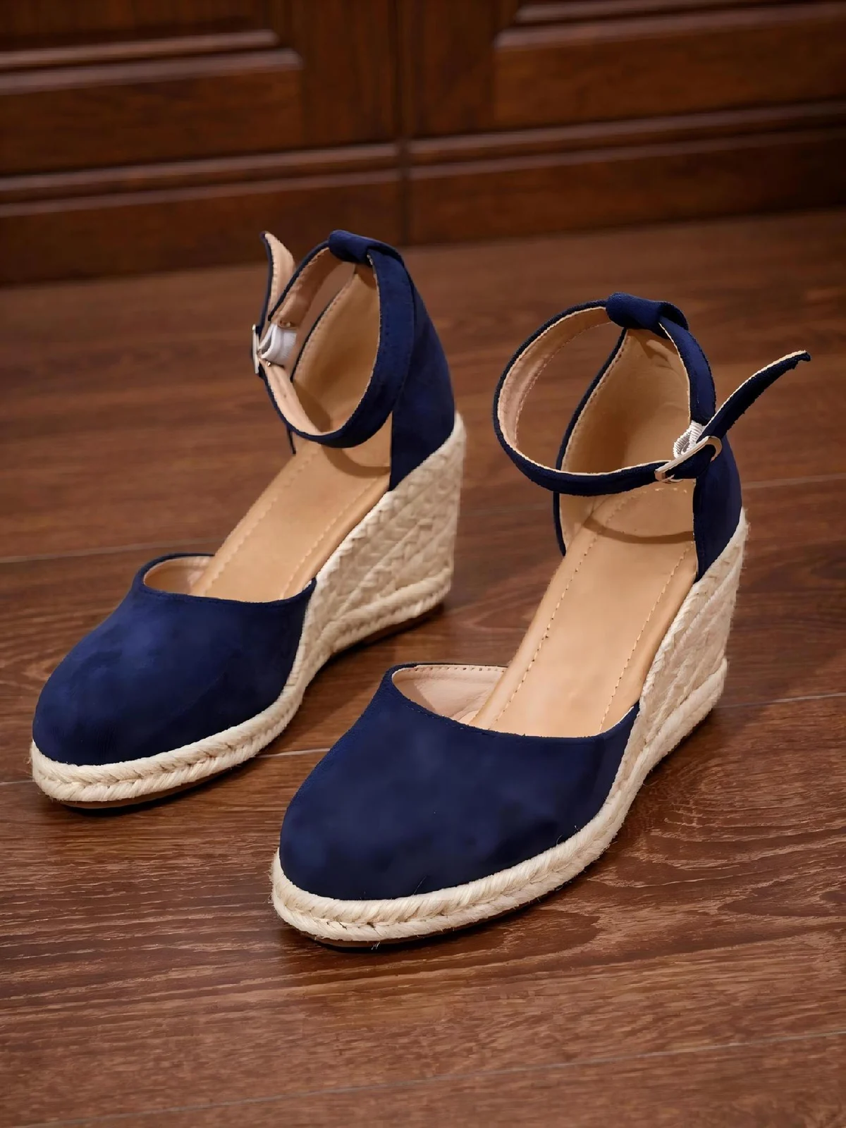 Womens Canvas Shoes Wedge Sandals Summer Vacation — image 8